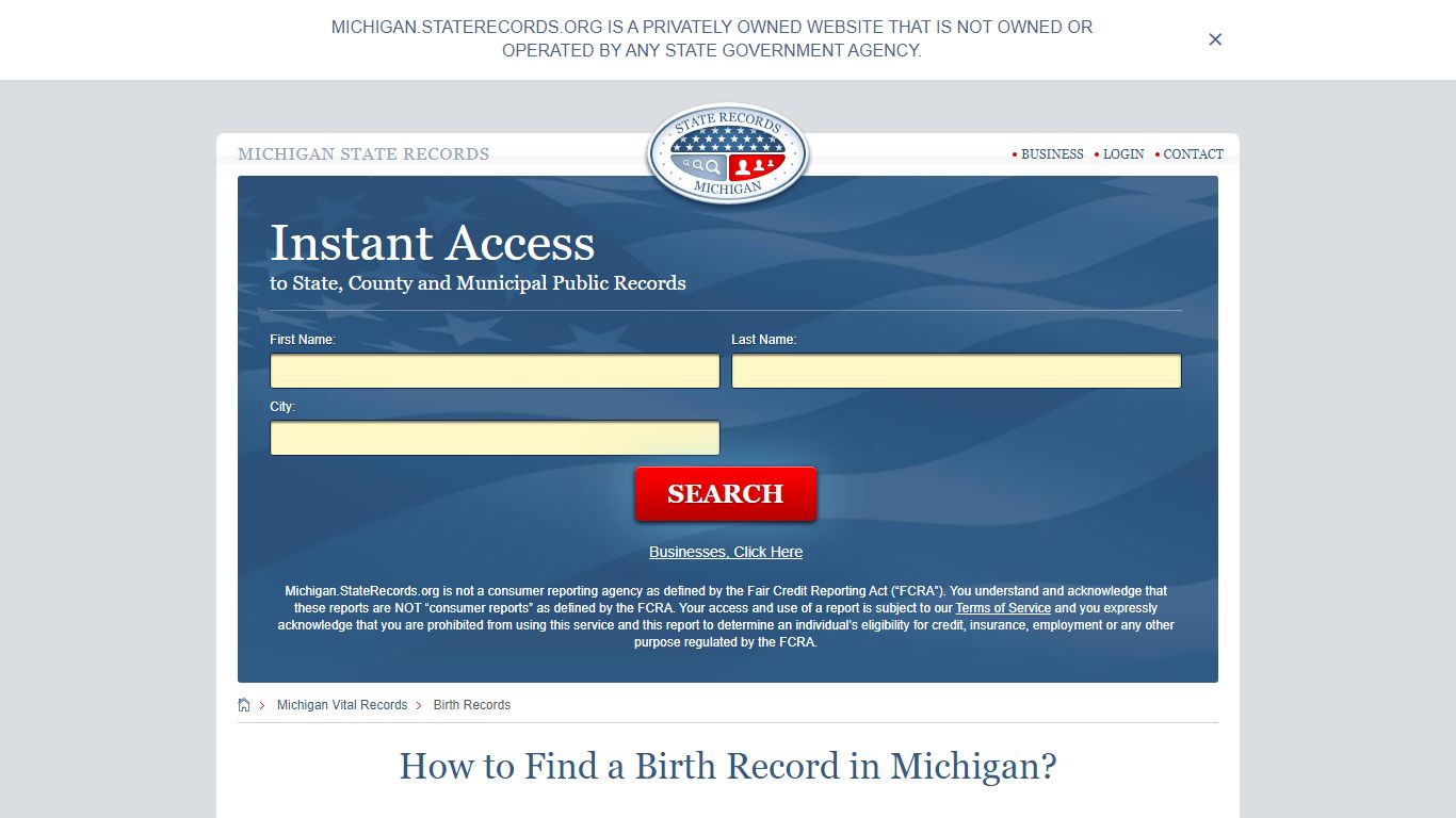 How to Find a Birth Record in Michigan? - State Records